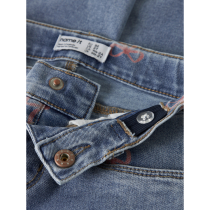 NAME IT Mom Shaped Jeans Bella Medium Blue Denim